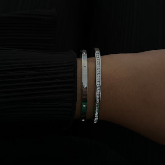 Bangle “Déborah” silver