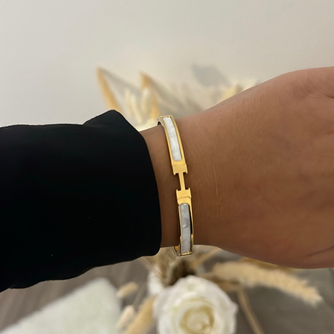 Bangle "Ylana" white