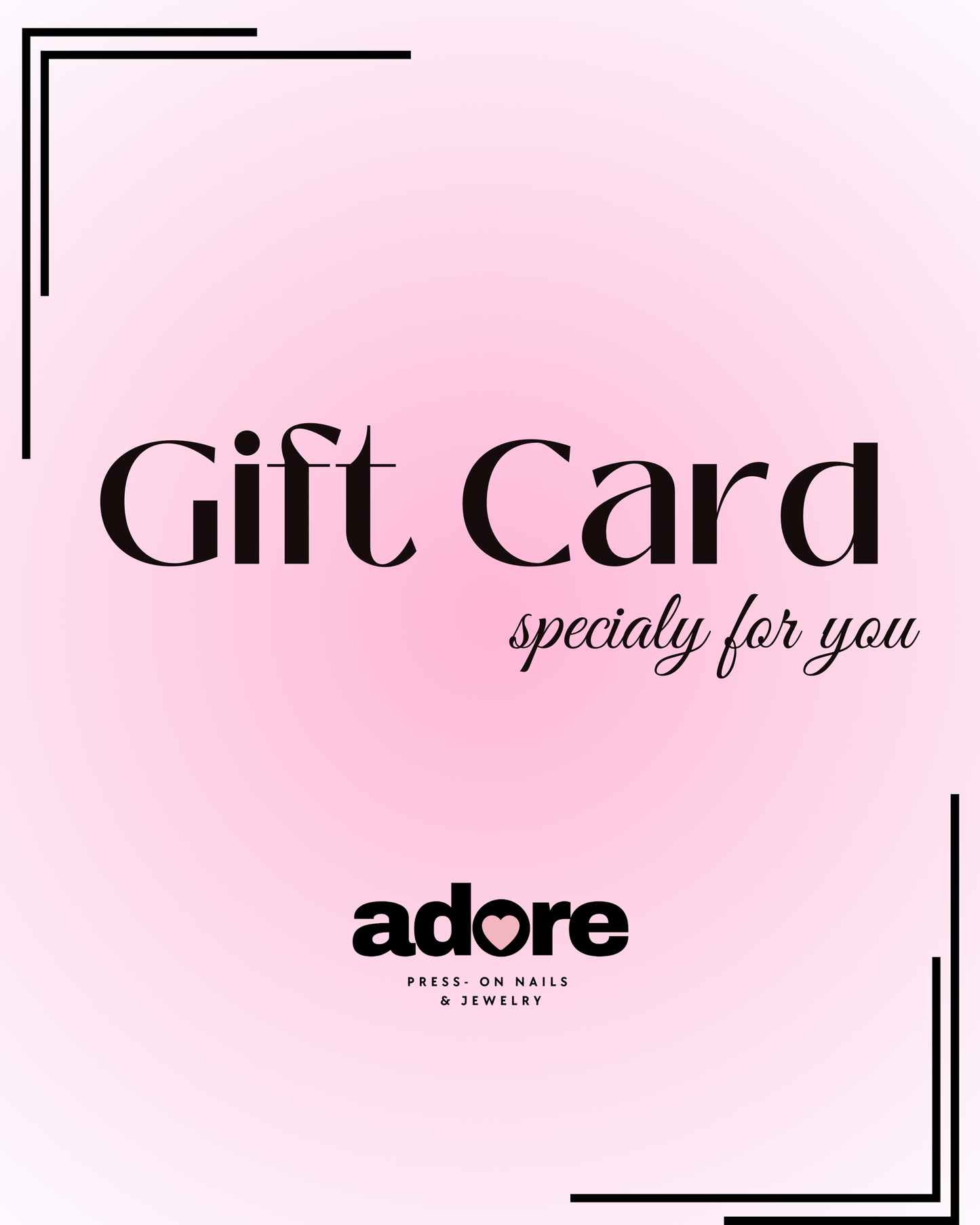 Adoreyou Gift Card